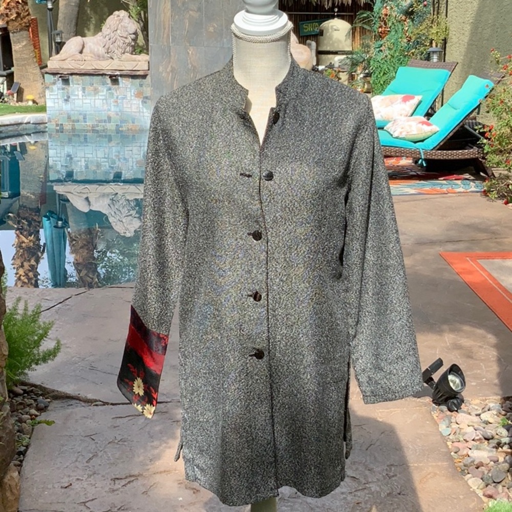 Chico’s Design Unique Button up coat - Picture 10 of 15